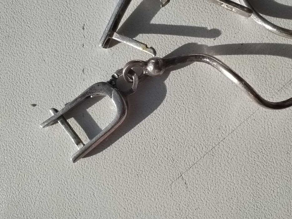 Срібні сережки (сережки, серьги)