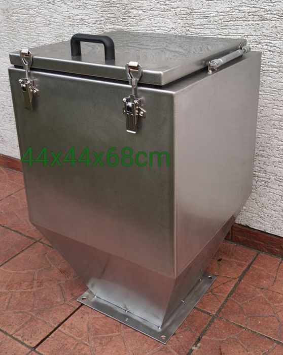 Zbiornik na ekogroszek ze stali nierdzewnej zasobnik ,kosz.