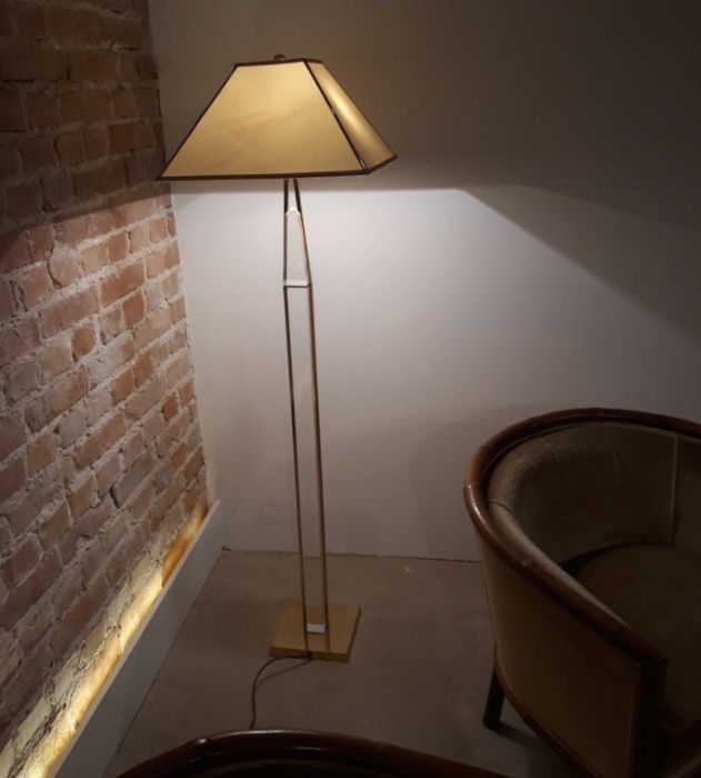 Włoska lampa podlogowa, lata 70