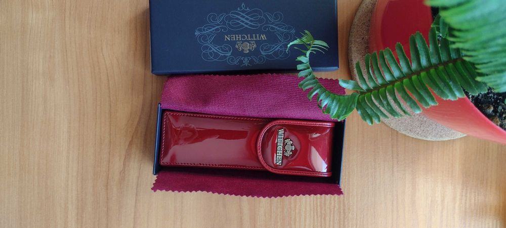 Etui czerwone na długopisy Wittchen Nowe Verona