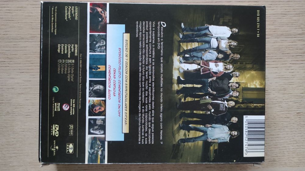 Box DVD Heroes 1a temporada