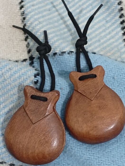 Par de Castanholas para Ranchos os Festas