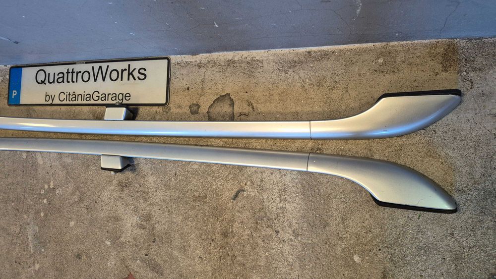 Barras Tejadilho Originais Audi A4 B5 Avant 8D Cinzentas Bom Estado