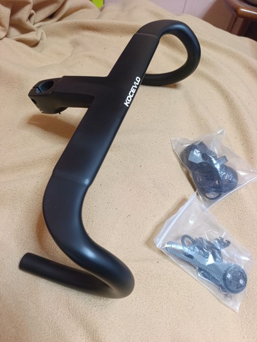 Guiador de bicicleta de ciclismo carbono