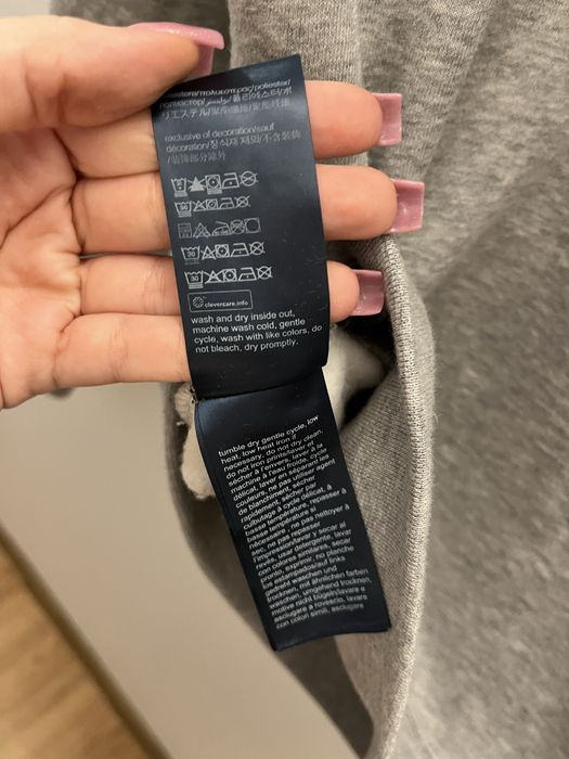 Szara bluza z kapturem tommy hilfiger
