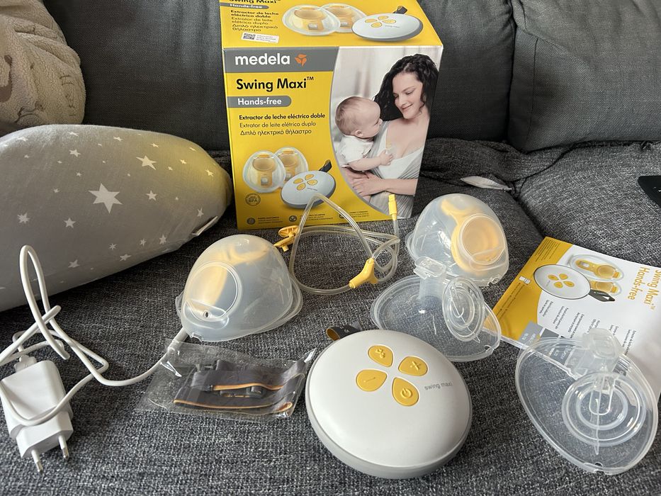 Extrator ou bomba de Leite medela Duplo Swing Maxi Hands Free