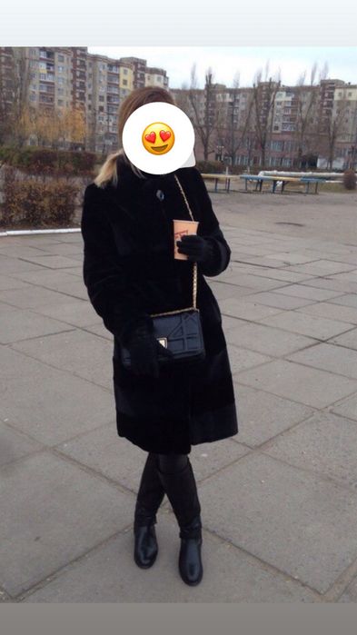 Шуба из экомеха