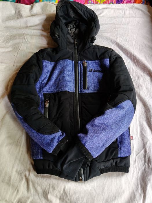 Kurtka zimowa Denim primaloft,puch 122 -128