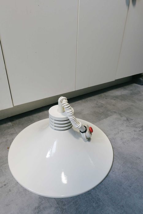 Fabryczna lampa wisząca rolo Typ Z-3A – Loft / Industrial / PRL oryginalna