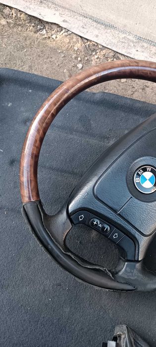 Руль bmw e46 е39 е38 е53 дерево ручника мульти руль м руль , кермо