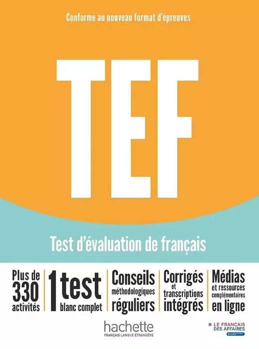 Tef. Test D'evaluation De Francais. Podręcznik + Audio Online. Hachette Livre