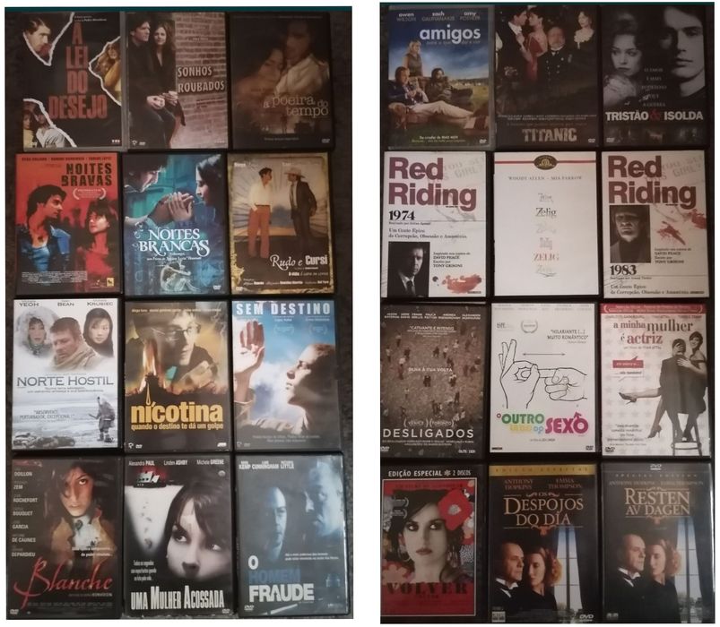 Lote 202 DVD'S Originais (LOTE 34)