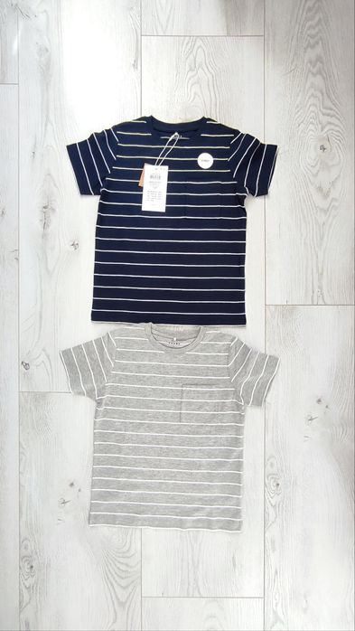 Dwupak chłopięcych t-shirtow BASIC. Name it 116