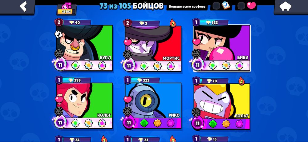 продам аккаунт Brawl Stars