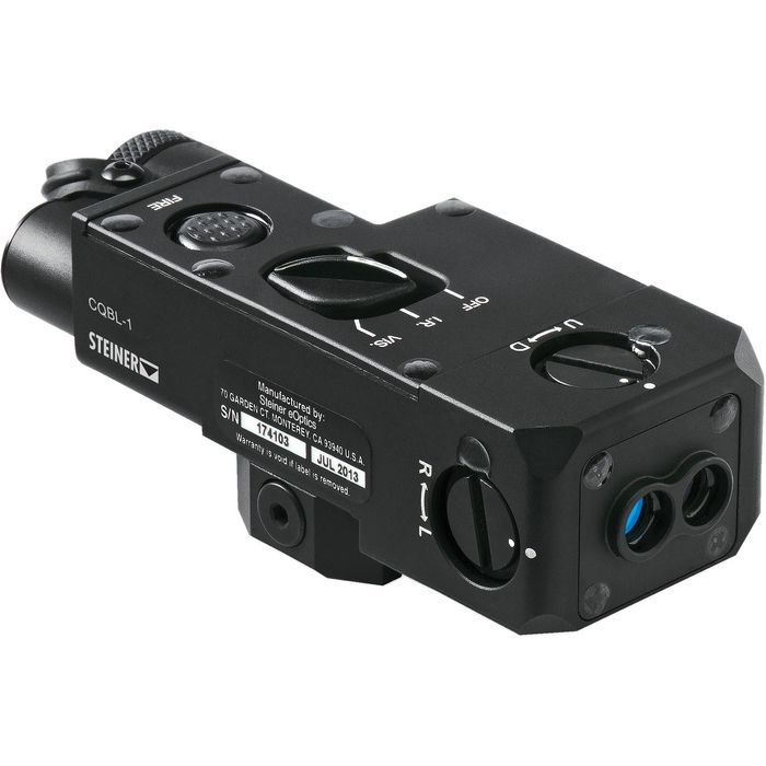 Лазерний цілевказівник Steiner SQBL-1 eOptics Class 1 Infrared Lasers;
 × Тип випромінювання:
     • Інфрачервоний прицільний лазер;
     •Червоний ви