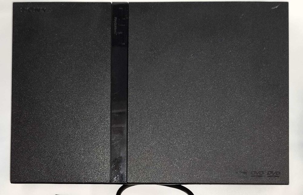 Consola PS2 Slim (com cabo Flat novo + lente nova)
