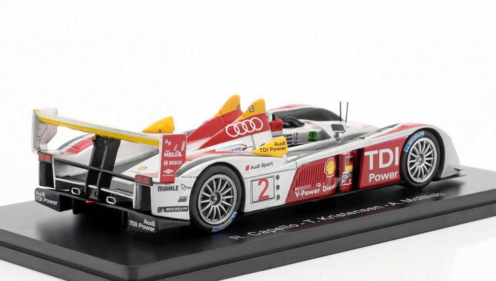 Model 1:43 Spark Audi R10 TDI #2 Winner 24h LeMans 2008
