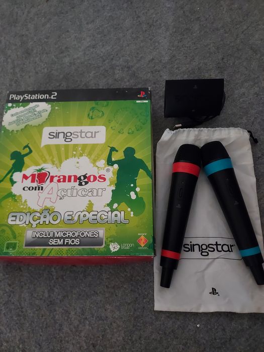 Microfones singstar + jogos