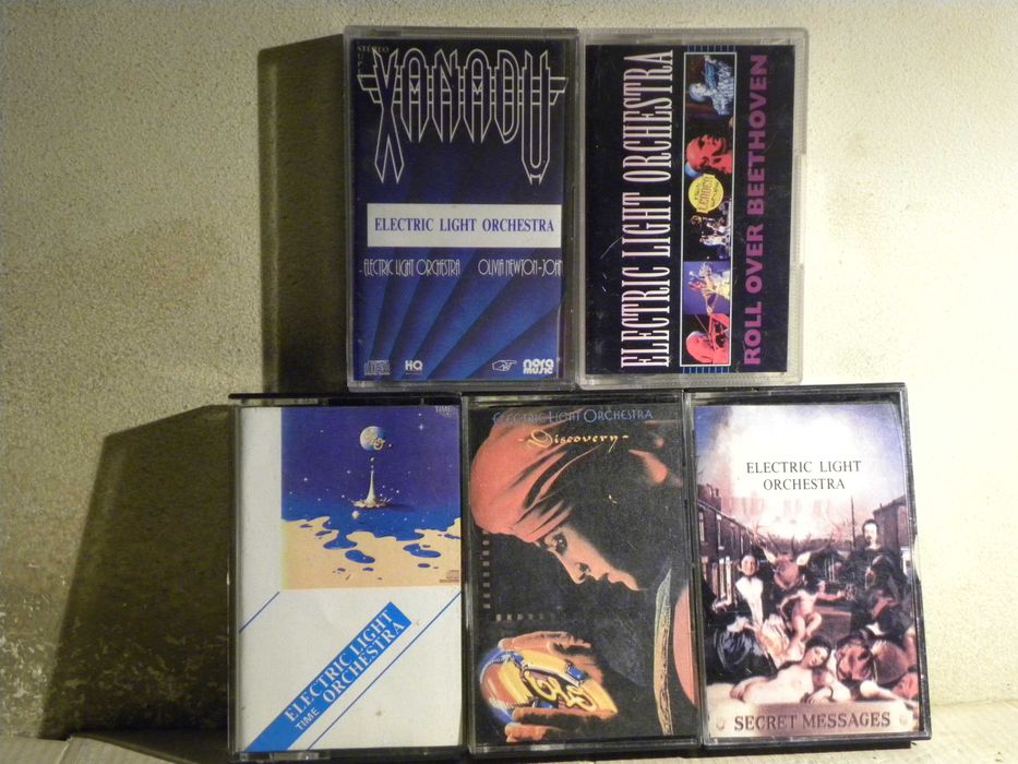 5 kaset magnetofonowych ELO electric light orchestra discovery time
