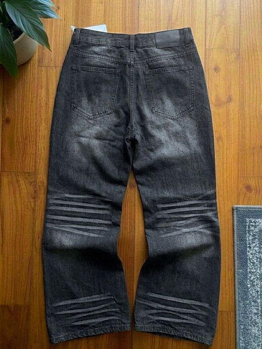 Джинси flared jeans з гудзиками дрип baggy drip archive opium