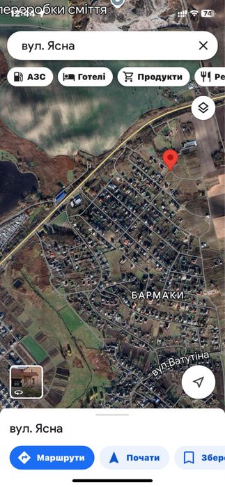 земельні ділянки (Бармаки)