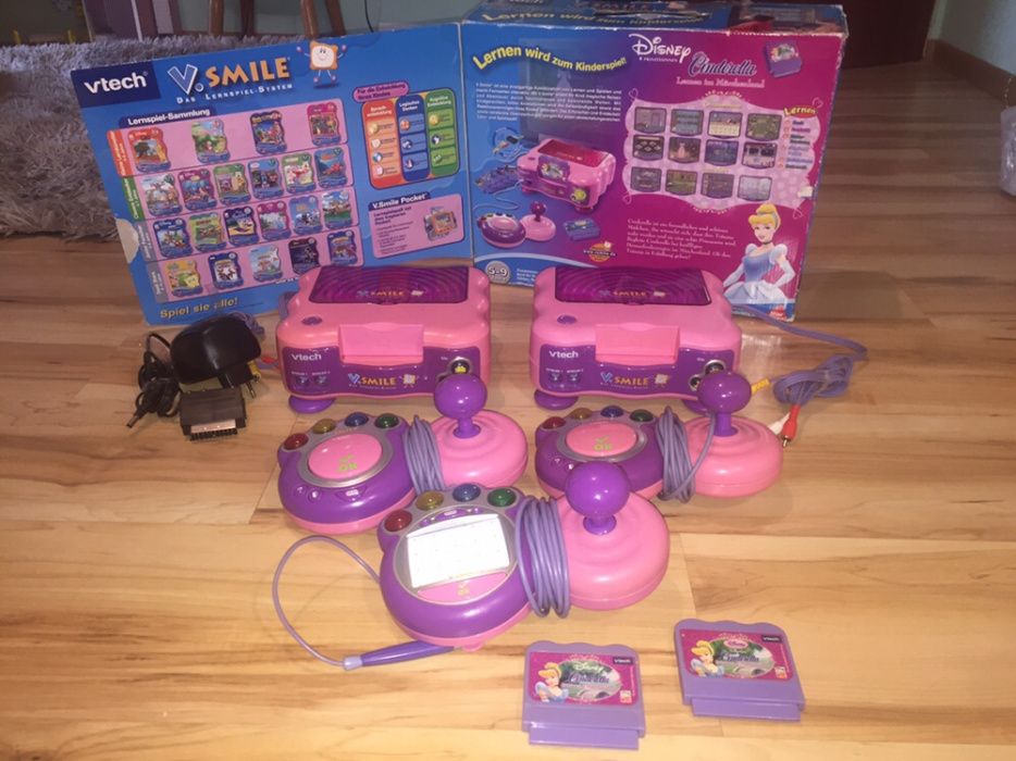 Gra Konsola Vtech Smile 2 sztuki + Pady