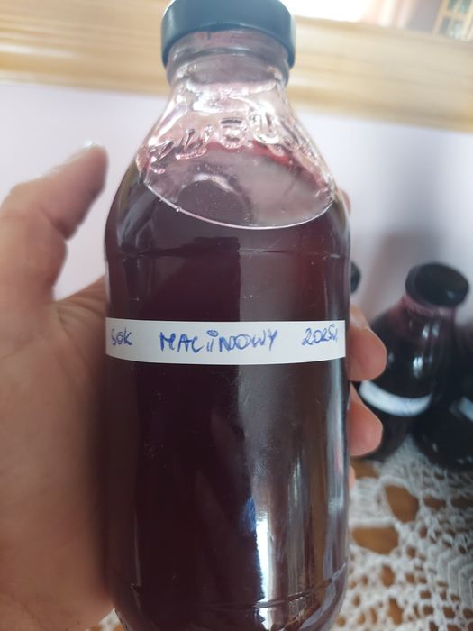 Sok malina, ostrężyna,agrestoporzeczka, powidła śliwkowe 2025r