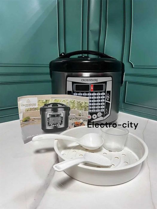 НЕМЕЦКАЯ Професиональная Мощная Мультиварка для дома Crownberg CB-5527