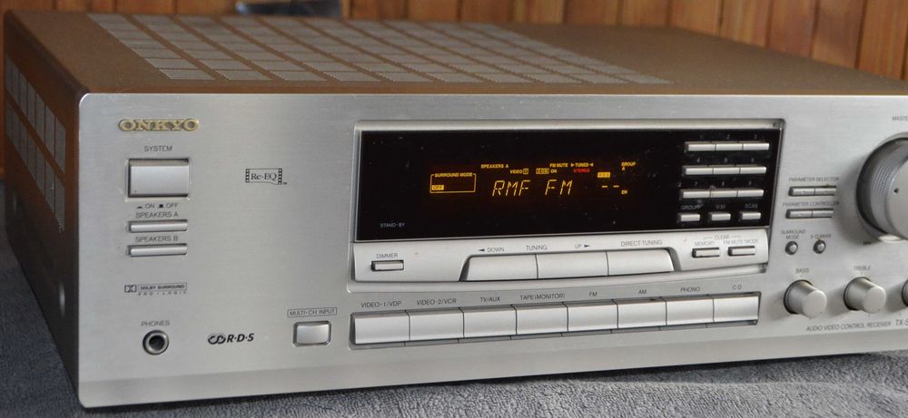 Amplituner A/V 5.1   ONKYO TX-SV454  srebrny
