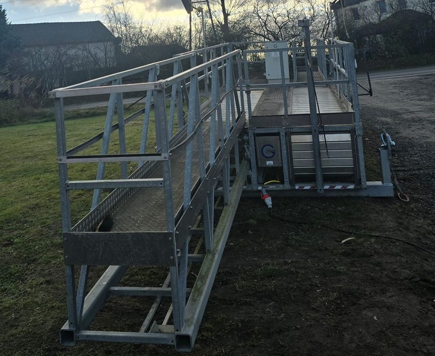 Podest wiszący , winda budowlana
