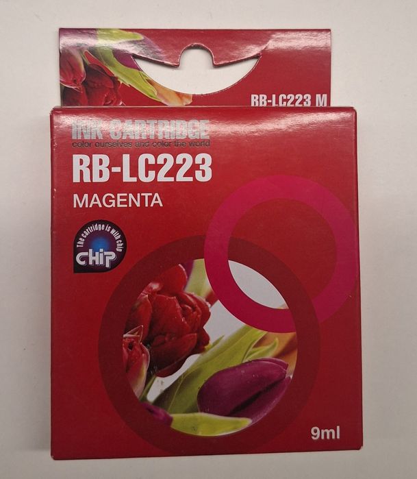 3x Tinteiros Magenta(vermelho) para impressora Brother