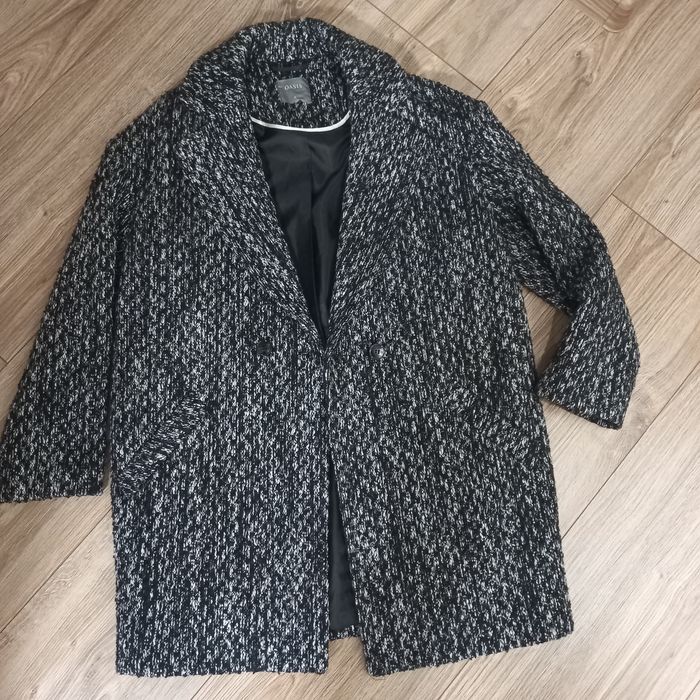 firmowy płaszcz damski-OASIS-rozmiar-M-38/40