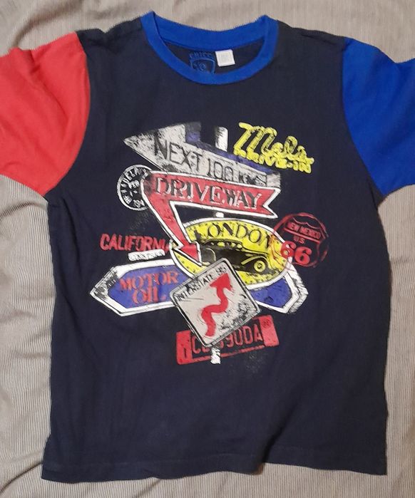 Calções e tshirt rapaz 8 anos