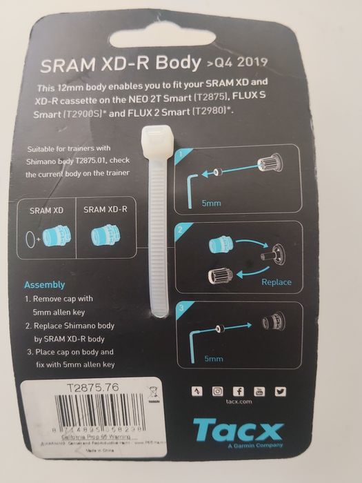 Cepo rolo TACx SRAM xd-r body