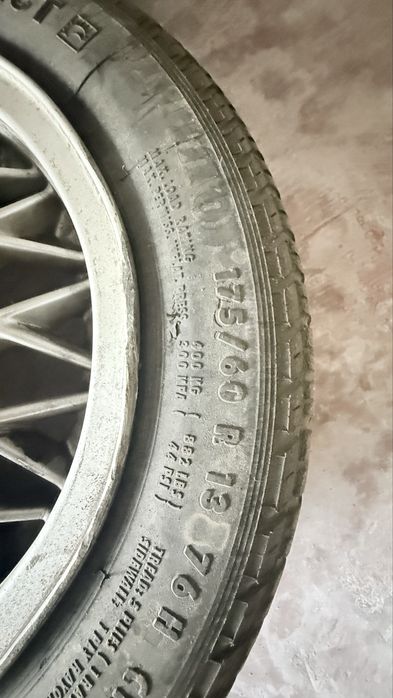 Jantes 13 BBS x4 com pneus