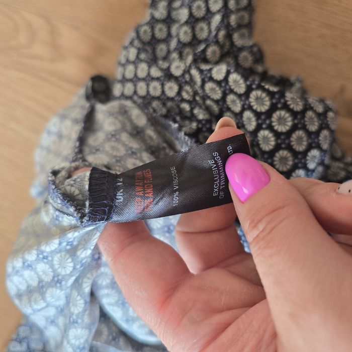 Kombinezon papaya wiskoza krótki rękaw viscose l 40 przewiewny