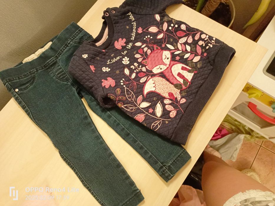 bluza i spodnie dla dziewczynki