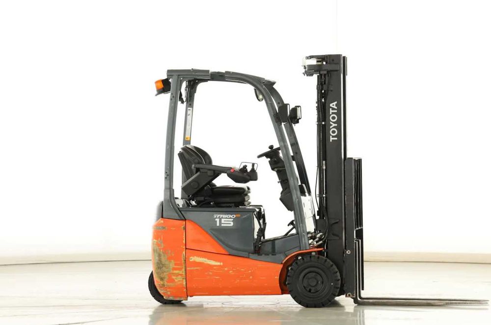 Навантажувач TOYOTA 8FBE15T, електричний, вилочний, вантажопідйомність - 1500 кг