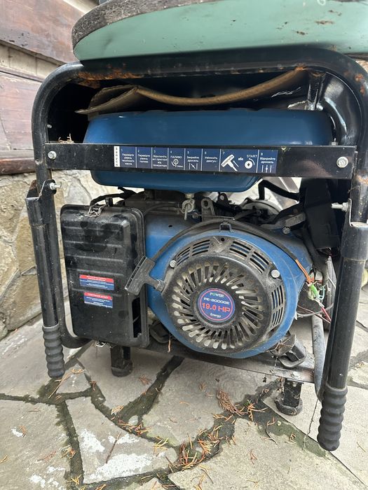 Генератор бензиновий profi-tec pe-8000-ge 8кВт електростартер