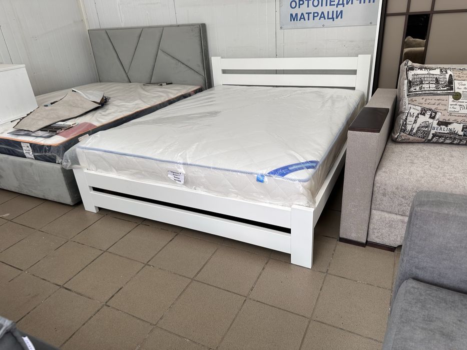 Ліжко біле,кровать,ліжко з масиву,Матрац,матрас,склад,Львів,Акція!!!