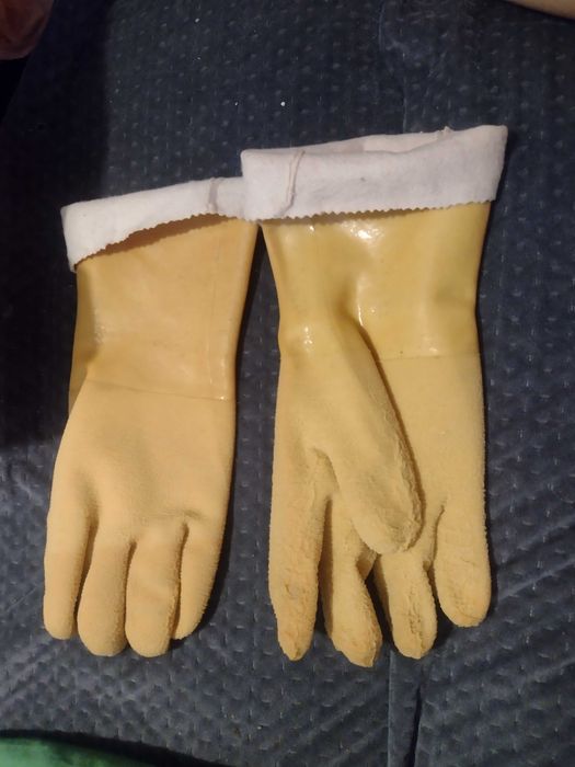 Rękawice robocze długie ocieplane