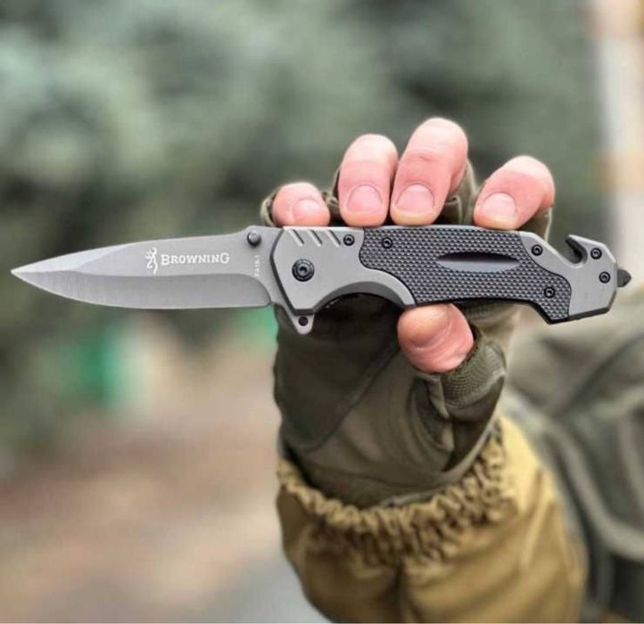 ТОП! Нож складной Browning FA18-1 тактический ніж со стропорезом