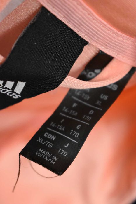 Bluza 164 170 zasuwana Adidas rozpinana śliski materiał sportowa