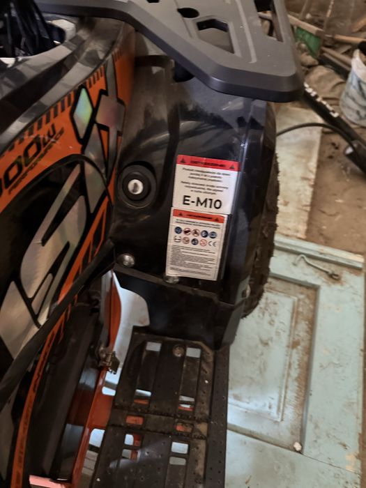 Дитячий електричний квадроцикл Asix E-M10/6 1000W-помаранчевий