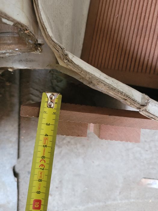 Daszek na słupek ogrodzenie wpc