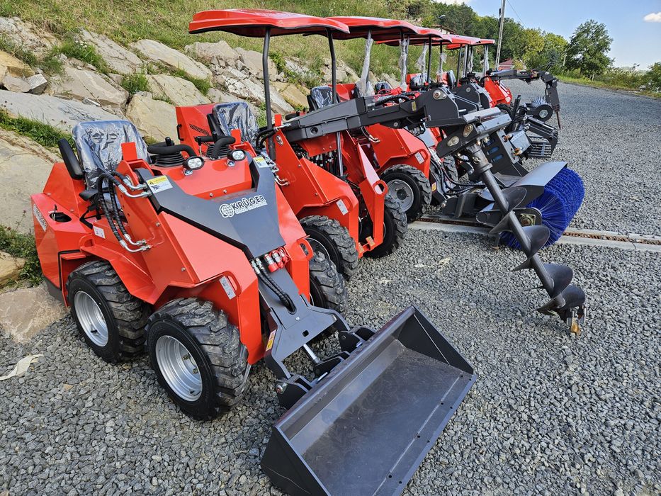 Miniładowarka ładowarka spalinowa KRÜGER XKW 480 Z wersja PREMIUM