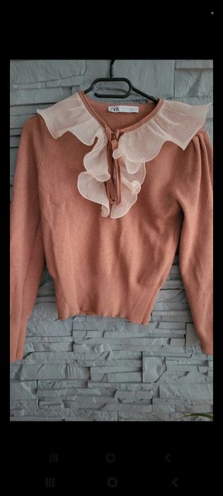 Sweter zara carmelowy rozmiar 36 S