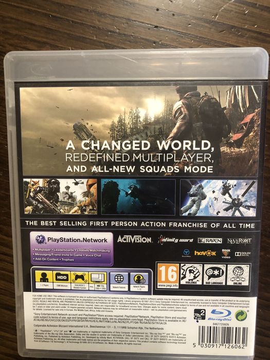 Jogo CALL DUTY Playstation 3