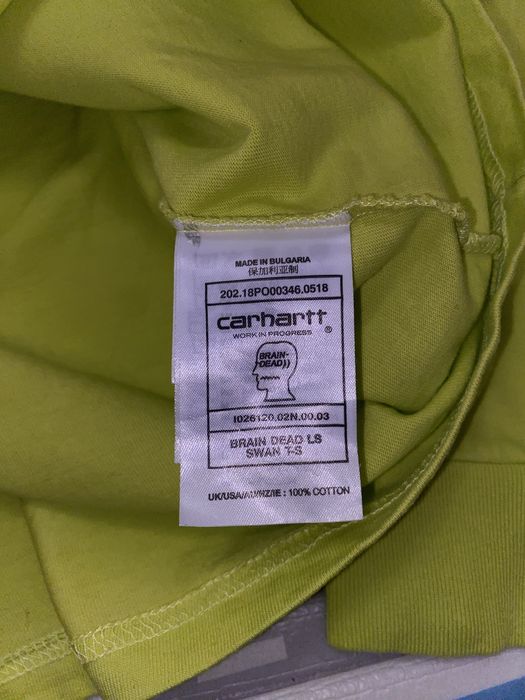 Лонгслив Brain Dead x Carhartt WIP. Size M