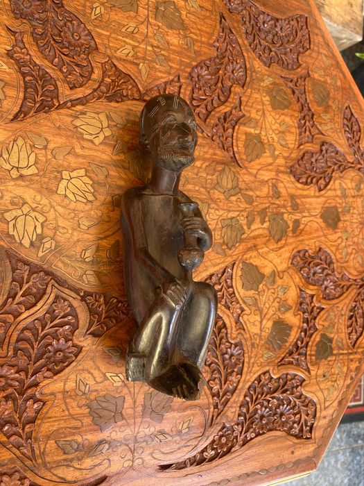 Escultura tribal Maconde 18,5 cm Moçambique Anos 60